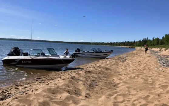 Dore Lake Michel Point Campground Amazing Fishing and Camping